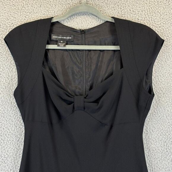 Y2k Dress Sz 10 Black LBD Cocktail Dark Romantic Sexy Feminine Whimsigoth - Picture 2 of 9